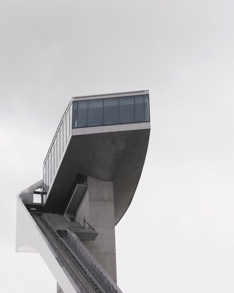 Photograph Nick Guttridge Ski Jump on One Eyeland